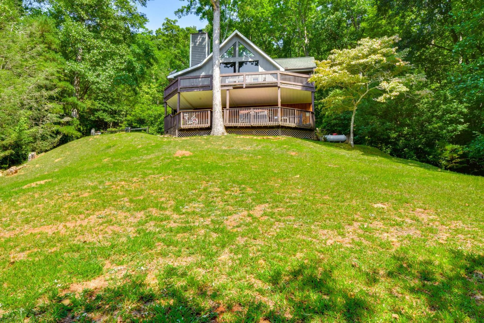 Mountain Cabin With Hot Tub And Fire Pit! Blairsville Exterior foto